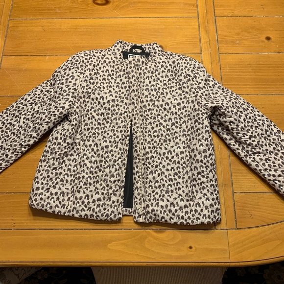 Gymboree 🐆Host Pick🐆EUC leopard light jacket size 10-12 - Picture 2 of 6